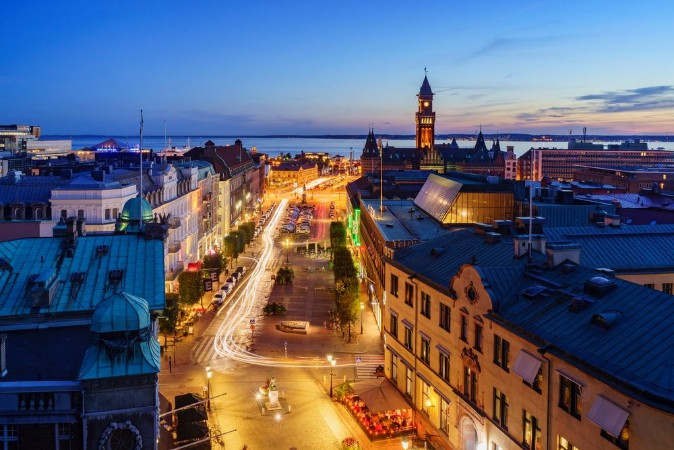 Helsingborg photowallpaper Scandiwall