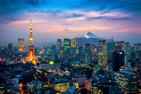 Picture of Tokyo Cityscape with Fuji mountain