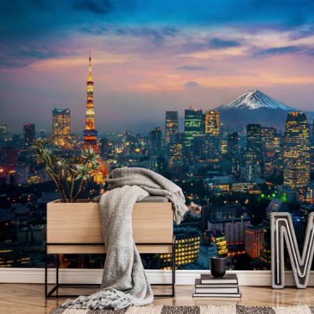 Picture of Tokyo Cityscape with Fuji mountain