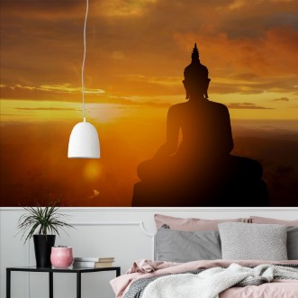 Bild på Buddha Silhouette