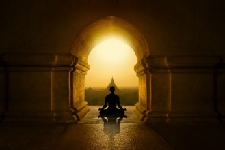 Attēls Meditation in Buddhist Temple