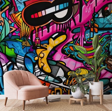 Picture of Gategraffiti veggmaleri