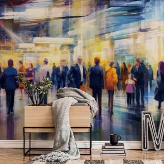 Picture of Busy Airport Terminal