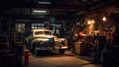 Obrazek Vintage Garage