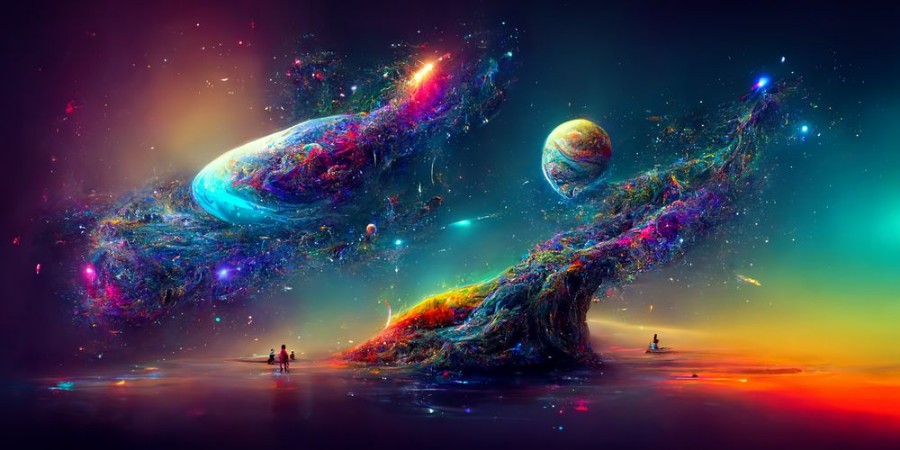 Picture of Planet and Space