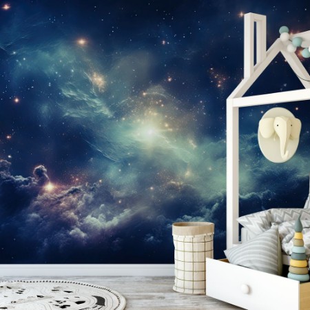 Image de Blå rymdstjärnor