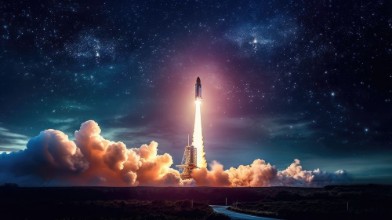 Bild von Blast off