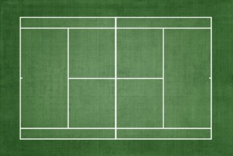 Image de Vue de dessus du court de tennis