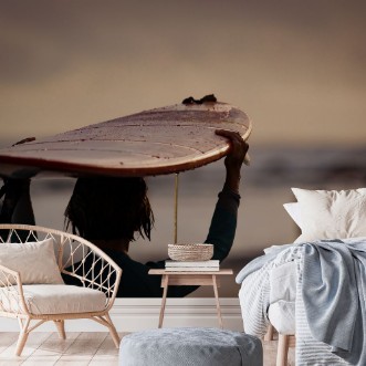 Picture of Surfer on the Beach