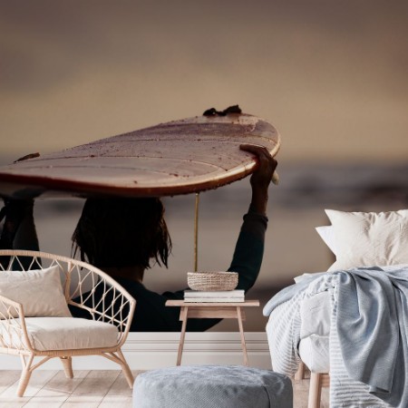 Picture of Surfer on the Beach