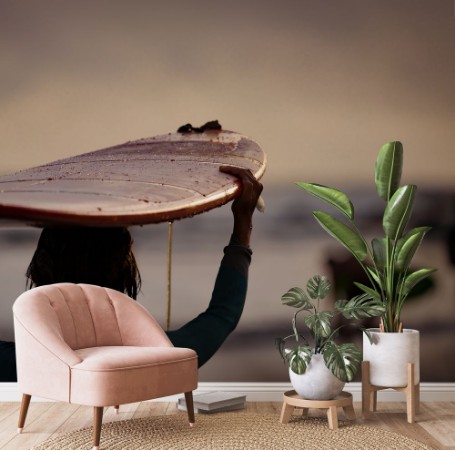 Picture of Surfer on the Beach