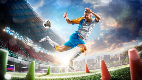 Soccer Practice photowallpaper Scandiwall