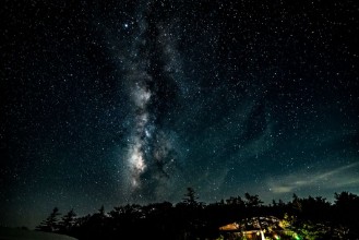 Kép Starry sky in Odaigahara, Nara Prefecture