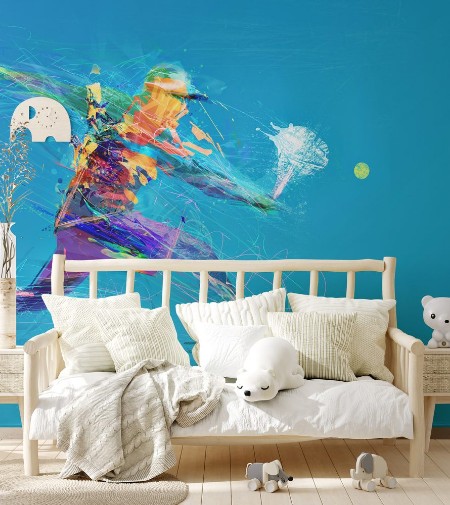 Imagem de Abstract tennis player