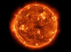 Slika Powerful Sun in space