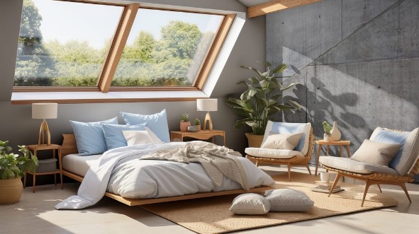 Afbeeldingen van Diagonale im Sichtbeton 