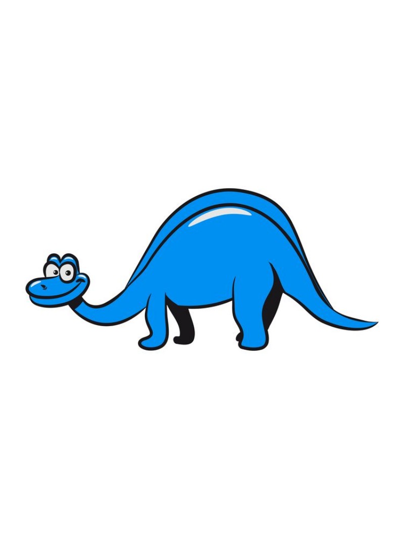 Picture of Dinosaur Brontosaurus funny