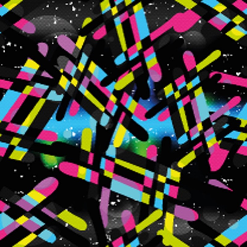 Picture of Graffiti on a black background abstract color seamless pattern grunge texture