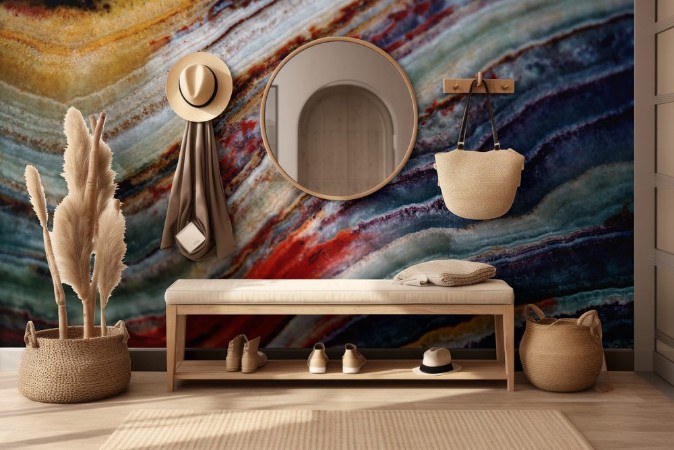 Bild på Texture of gem stone  marble onyx 