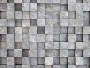 Obrazek Wall of concrete cubes