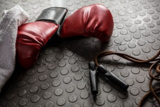 Immagine di Boxing gloves and rope