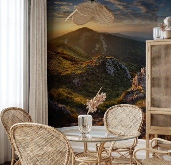 Picture of Slovakia mountain from peak Chleb