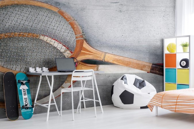 Afbeeldingen van Two vintage rackets