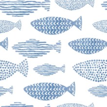 Pilt Light watercolor fishes
