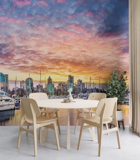 Picture of Coal Harbor at Sunset