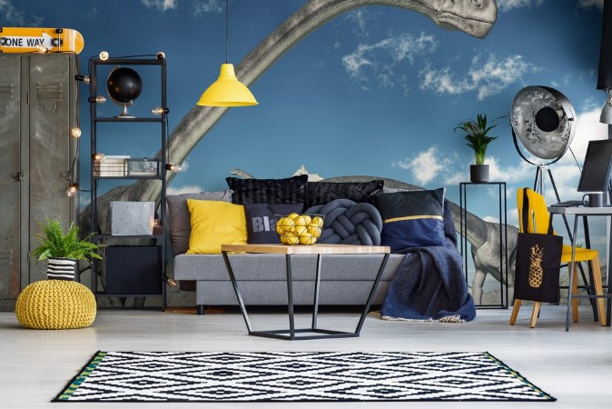 Ritratt ta’ Dinosaurier Omeisaurus