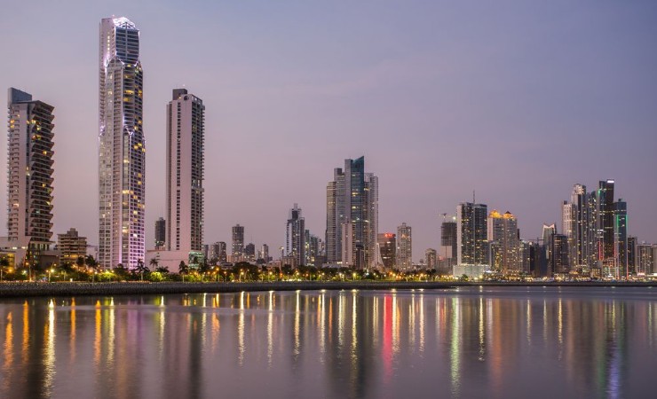 Afbeeldingen van Panama Citys skyline