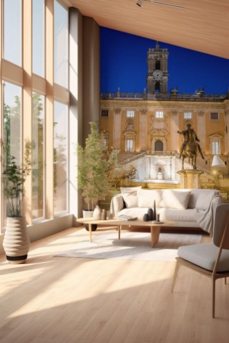 Afbeeldingen van Piazza del Campidoglio Rome - Italy