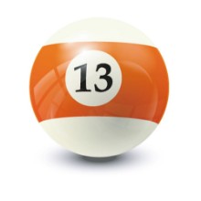 Bild von Billiard ball 13