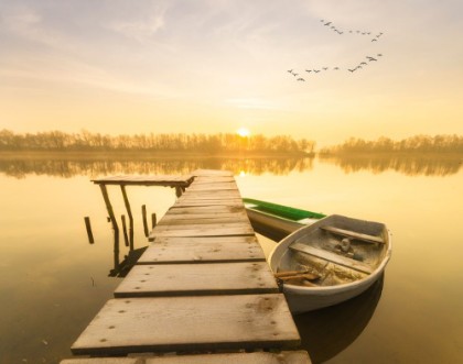 Picture of Dka przy oszronionym pomocie w zimowy poranek