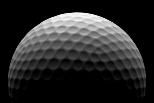 Picture of Golf ball in the dark