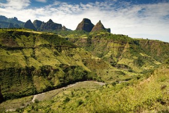 Picture of Landscape view of the Simien Mountains National Park in Northern Ethiopia