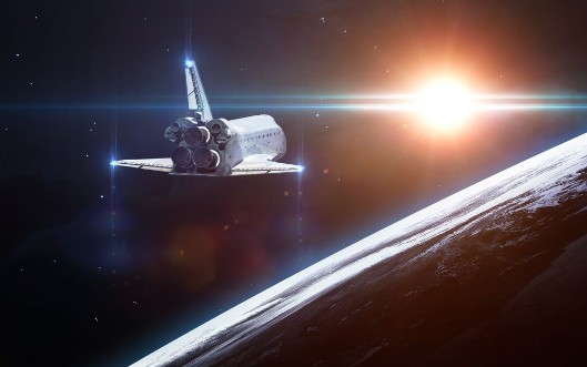 Picture of Universe scene with planets stars and galaxies in outer space showing the beauty of space exploration Elements furnished by NASA