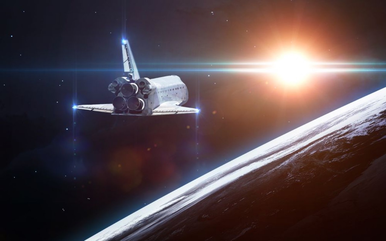 Picture of Universe scene with planets stars and galaxies in outer space showing the beauty of space exploration Elements furnished by NASA