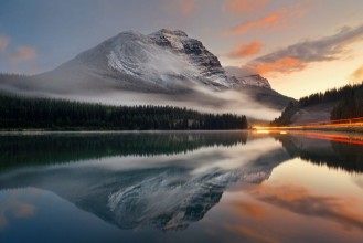 Bild von Lake sunset
