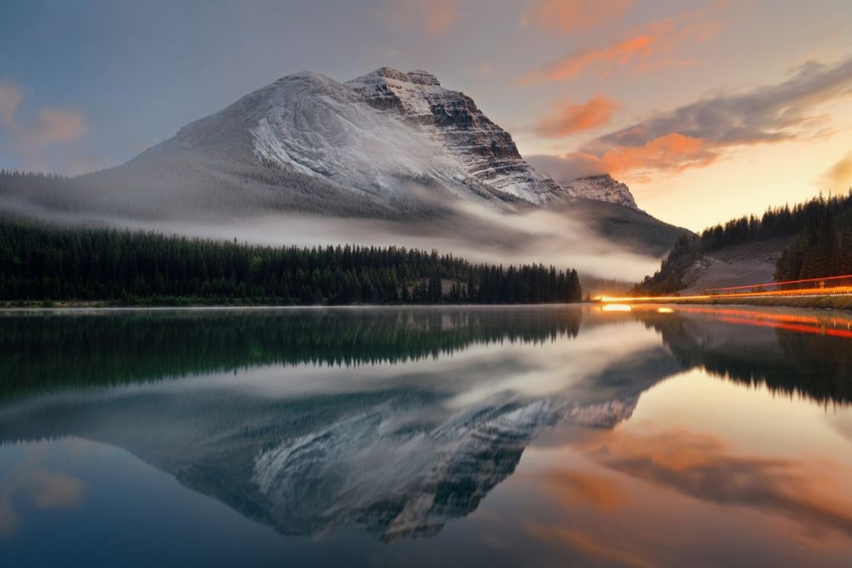 Afbeeldingen van Lake sunset