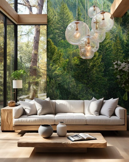 Picture of Forest of Pine Trees