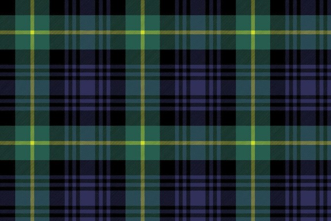 Bild på Gordon tartan fabric texture seamless pattern