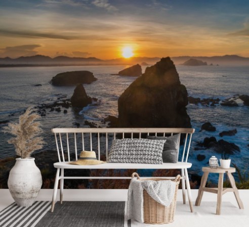 Afbeeldingen van Sunrise in Papuma Beach East Java Indonesia