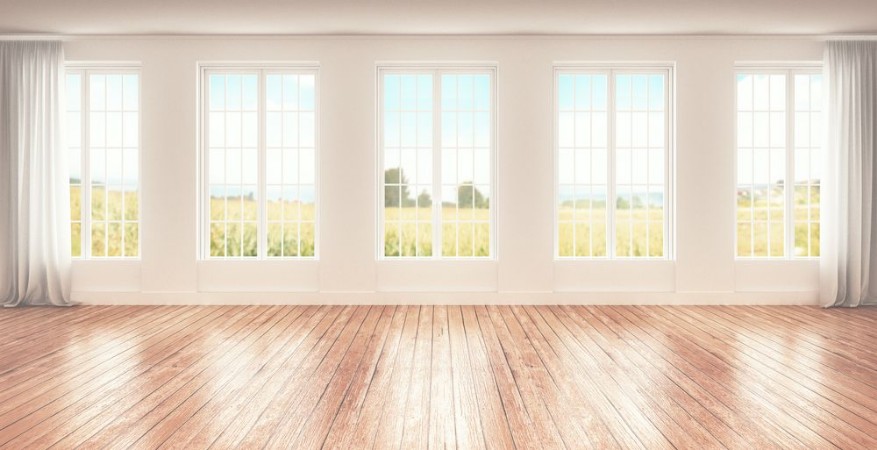 Picture of Stanza con finestre luminose parquet 