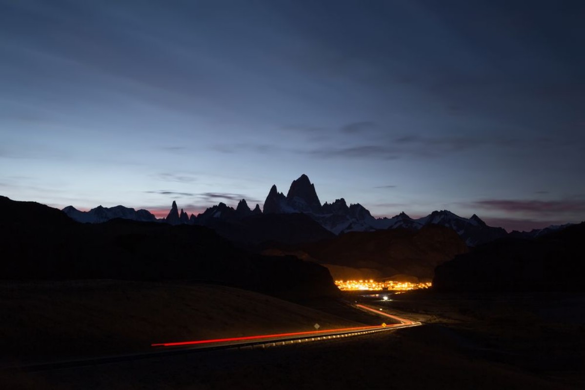 Afbeeldingen van Mount Fitz Roy at sunset Los Glaciares National Park Patagonia