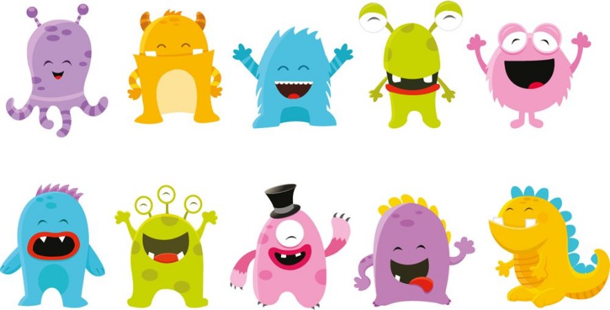 Picture of Cute Monster Set