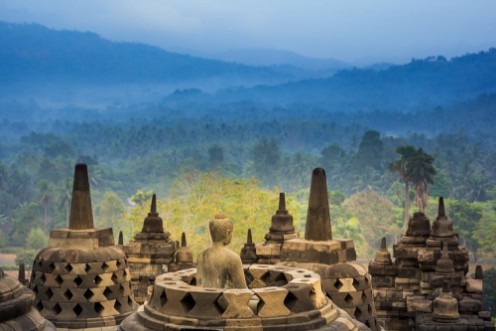 Picture of Borobudur Temple Yogyakarta Java Indonesia