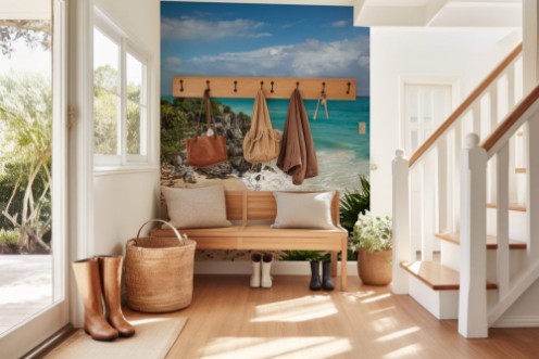 Picture of Beautiful scenario in Tulum Ruins in Mexico Cancun area