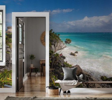 Image de Beautiful scenario in Tulum Ruins in Mexico Cancun area