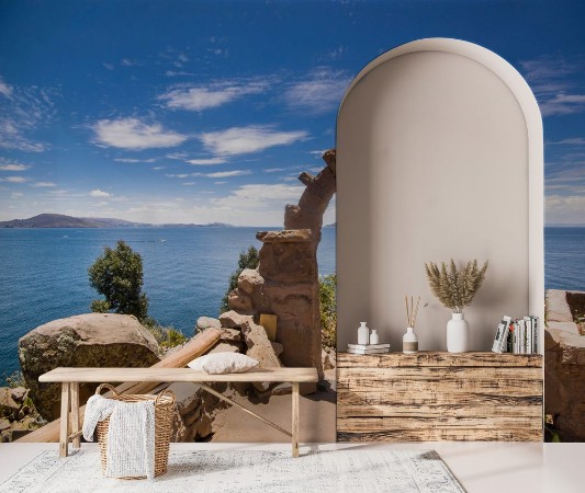 Picture of Arch above titicaca lake in peru